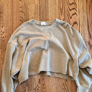 American Eagle Outfitters Tan Crop Top